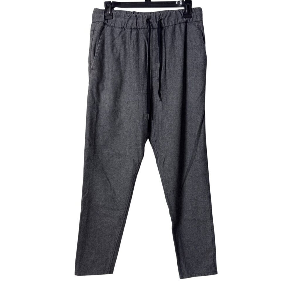 Rag & Bone New York Gray Wool-Blend Drawstring Pants Made In USA Size M
